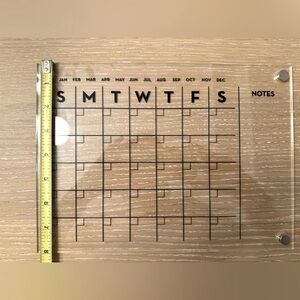 Acrylic Magnetic Calendar
